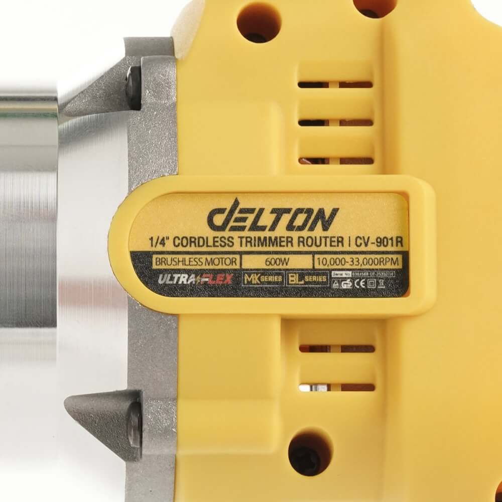 ทริมเมอร์ไร้สาย (พร้อมแบตเตอรี่) DELTON รุ่น CV-901R ULTRAFLEX 20V 4AH